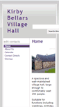 Mobile Screenshot of kirbybellarsvillagehall.co.uk
